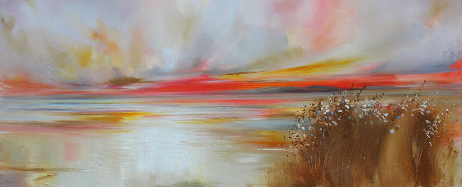 'Sunset Below the Clouds' by artist Rosanne Barr